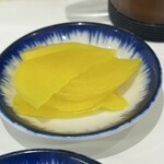 長浜ラーメン 一心亭 - 沢庵