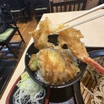 立喰いそば酒処 つきじ亭 - ミニ天丼セット