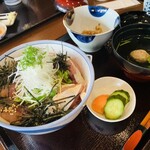 丼屋 七兵衛 - 極上さば漬け丼定食1800円
