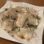 カンパネッラ - 紋甲イカとレンコンの粒マスタード