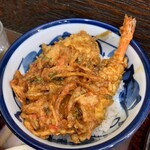 そば処 はるな - 天丼セットの天丼