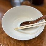 麺屋ひょっとこ 交通会館店 - 完飲　(￣^￣)ゞ