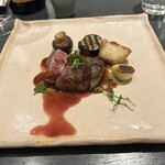 レストラン　ノリ　エ　ノジ - ◆Viande
      熊本県馬刺しロースのローストに旬の秋野菜