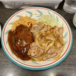 キッチンセブン 街のハンバーグ屋さん 浅草橋店 - ハンバーグ＆生姜焼き定食990円