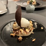 レストラン　ノリ　エ　ノジ - ◆Dessert
      熊本県産利平栗の渋皮煮とマスカルポーネのムース
      アマレットのソルベ