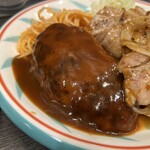 キッチンセブン 街のハンバーグ屋さん 浅草橋店 - ハンバーグ＆生姜焼き定食990円