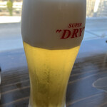 お箸処 北諸 アミュプラザみやざき店 - まずは１杯　飲むごとに泡のリングが残り　いい注ぎ方でした