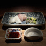 日本料理FUJI - 障泥烏賊とハタの造り