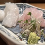 日本料理FUJI - 障泥烏賊とハタの造り