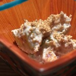 日本料理FUJI - 藤枝の焙煎胡麻とシャインマスカットと無花果の白和え