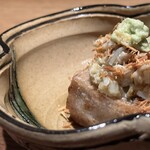 日本料理FUJI - 富士宮産おおまさりの焼き落花生豆腐と浜名湖産どうまん蟹