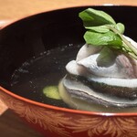 日本料理FUJI - 定置網泳がせダツとじゃがいも饅頭の椀