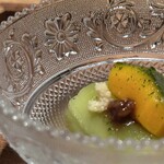 日本料理FUJI - 冷製茄子と南瓜の炊き合わせておろし生姜と醤油麹