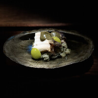 日本料理FUJI - 鮑と銀杏の飯蒸し肝ソース