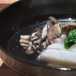 日本料理FUJI - 太刀魚とじゃがいも饅頭に炙り蕗の薹の椀