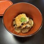 日本料理 新茶家 - 天然鰻と香茸おこわ♪