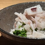 日本料理FUJI - 人道烏賊と菜の花のご飯