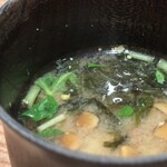 日本料理FUJI - なめこの味噌汁