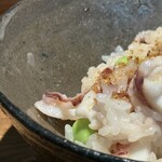 日本料理FUJI - 人道烏賊と枝豆の混ぜご飯