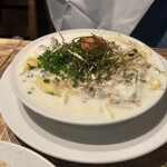 IVO ホームズパスタ トラットリア - たらことキノコのクリームスパゲティ