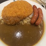 CoCo壱番屋 - 料理写真:カツカレー＆ソーセージ