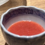 日本料理FUJI - 酒粕のババロアに味醂の古酒と山崎の12年ブレンド