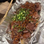 鉄板屋 いっちゃん - 牛肉のピリ辛焼き