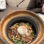 炉ばた 暁 - 牛肉と針生姜の炊き込みご飯