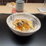 徳ㇵ本也 - ❹松茸と才巻き海老の天丼