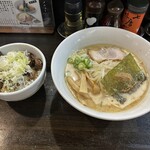 漢 - 漢セット（漢らーめん＋小純レバ丼）¥1,200（価格は訪問時）