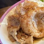 定食 くぅべ - 生姜焼き（UP）