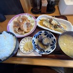 定食 くぅべ - セットご飯大盛り