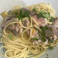 グラナータ TBS店 - ブリのマリネとポロネギのスパゲッティ