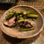 タイニーカフェ - 鶏砂肝とレバーのオイル煮