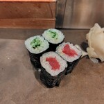 寿し幸 実宇栄 - かっぱ巻き、鉄火巻