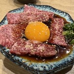 焼肉横山 - ハラミユッケ