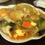 新華苑 - ナスの味噌炒め