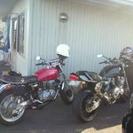 西端手打 上戸うどん - 今日は、バイク二台で訪問しました。