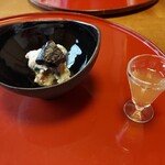 御料理 はやし - しろあえと梅酒