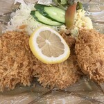 とんかつせんのき - ヒレかつのアップ