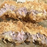 とんかつせんのき - ヒレかつ断面アップ