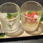 327155049 - 鰯のオイル漬け、葡萄と生ハム