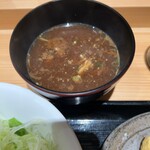 赤坂 にしやま - きのこの味噌汁