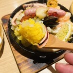 石と肴 地雷也 - パエリア