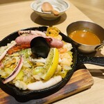 石と肴 地雷也 - パエリア