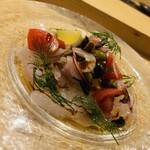 本日のカルパッチョ　　　　　　 前菜の定番