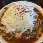 ラーメン南の - 麻婆麺玉ねぎトッピング