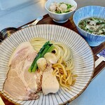 麺や くろえもん - 帆立昆布水つけ麺（黒）