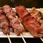 やきとん ひょっとこ - ちれ、なんこつ、レバ、テッポウ