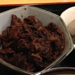 ふた村 - 牛肉しぐれ煮（牛肉湯豆腐定食）